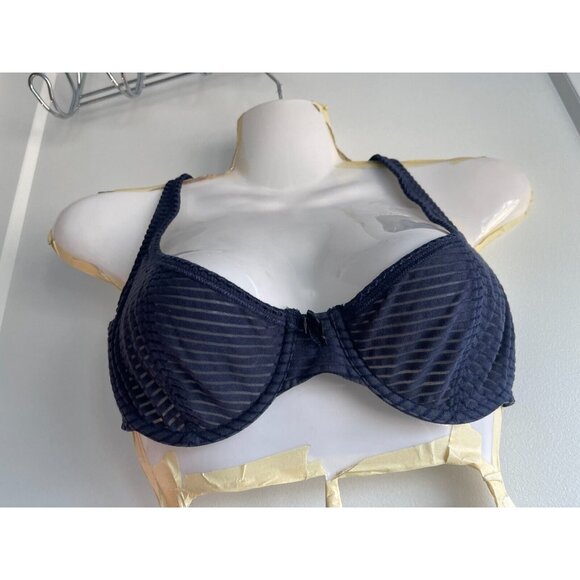 Navy Blue Demi Bra - Picture 11 of 13